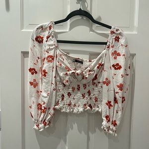 Zara floral long sleeve